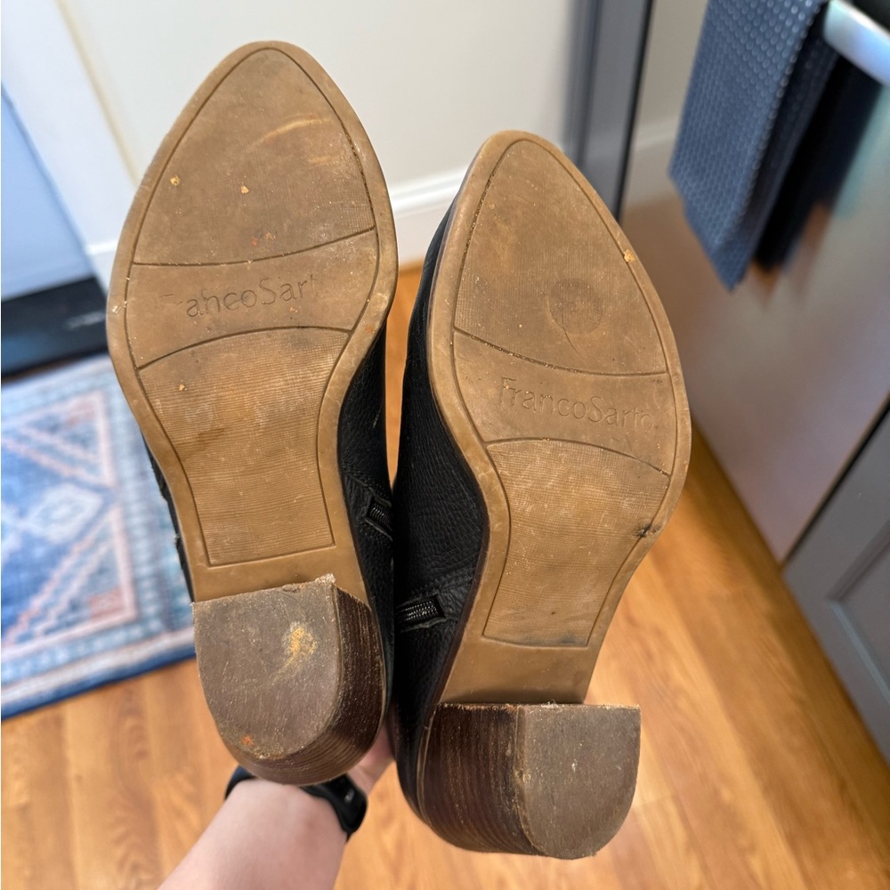 Franco Sarto Leather Ankle Booties - Picture 4 of 4